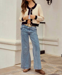 Lovlov - Soft Button Down Sweater Cardigan