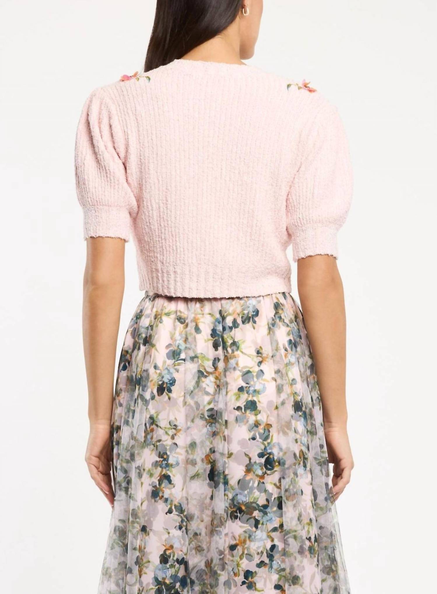 Cinq A Sept - Millicent Trailing Iris Cardigan