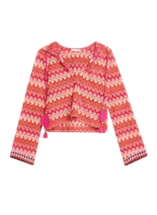 Ramy Brook - Chevron Knit Hooded Top