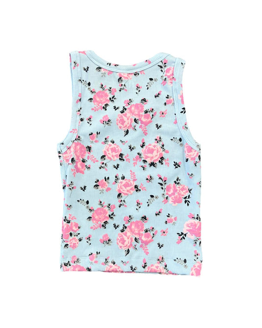 Flowers By Zoe - Girls Rose Rib Tank