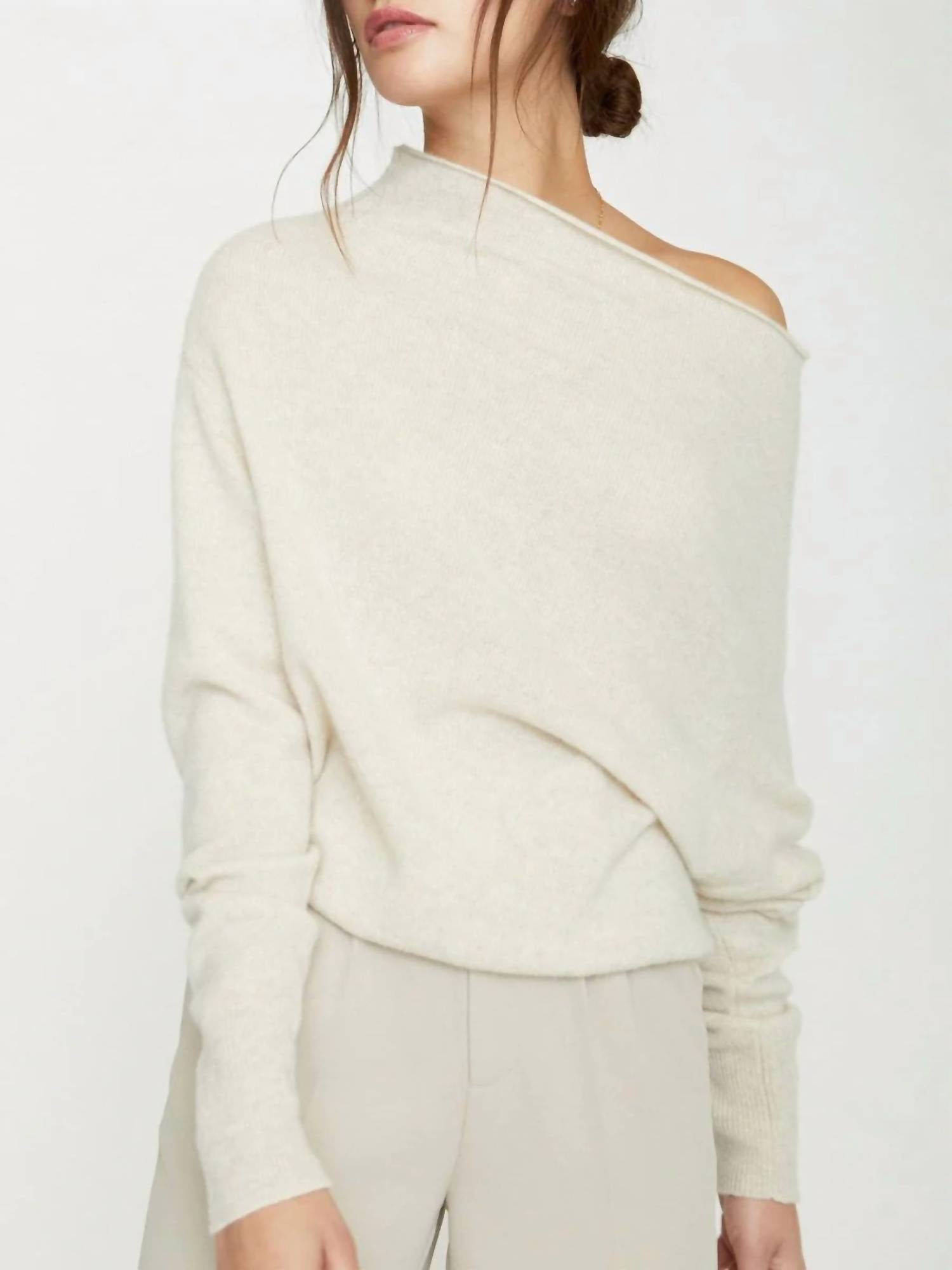Brochu Walker - Lori Cashmere Off Shoulder Sweater