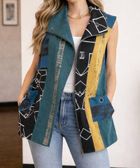 Lemon Grass - faux suede vest