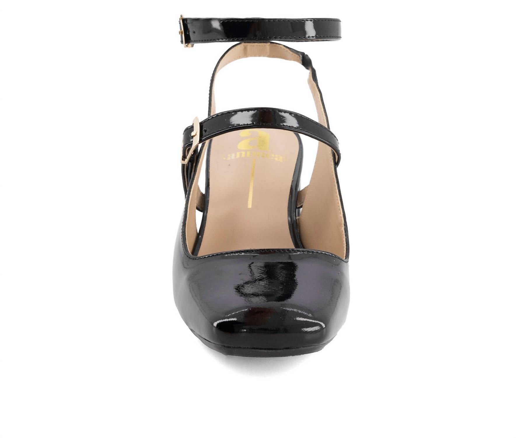 Andrea - Women's Patent Leatherette Pumps