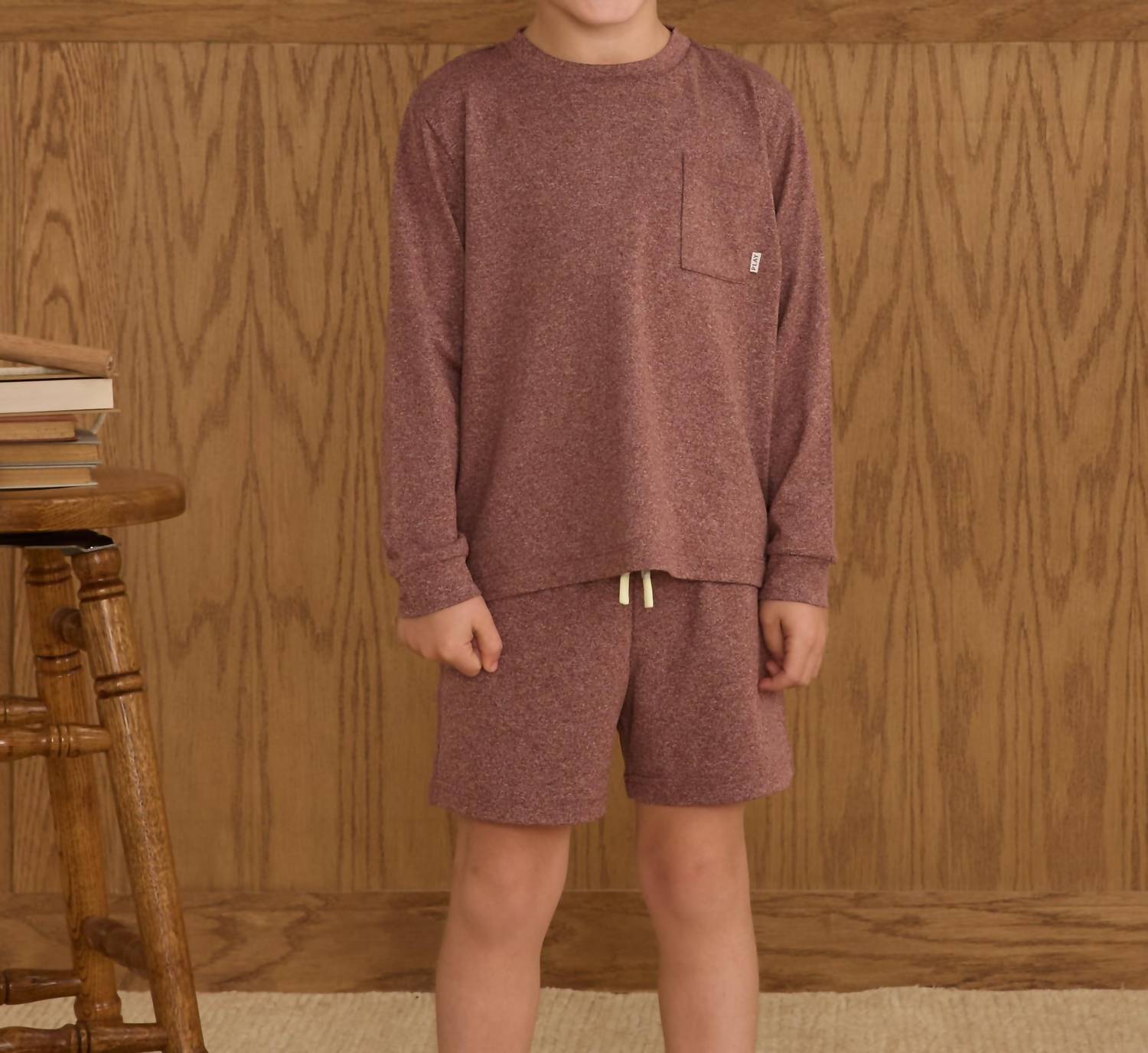 Rylee + Cru - Boy's Long Sleeve Pocket Tee