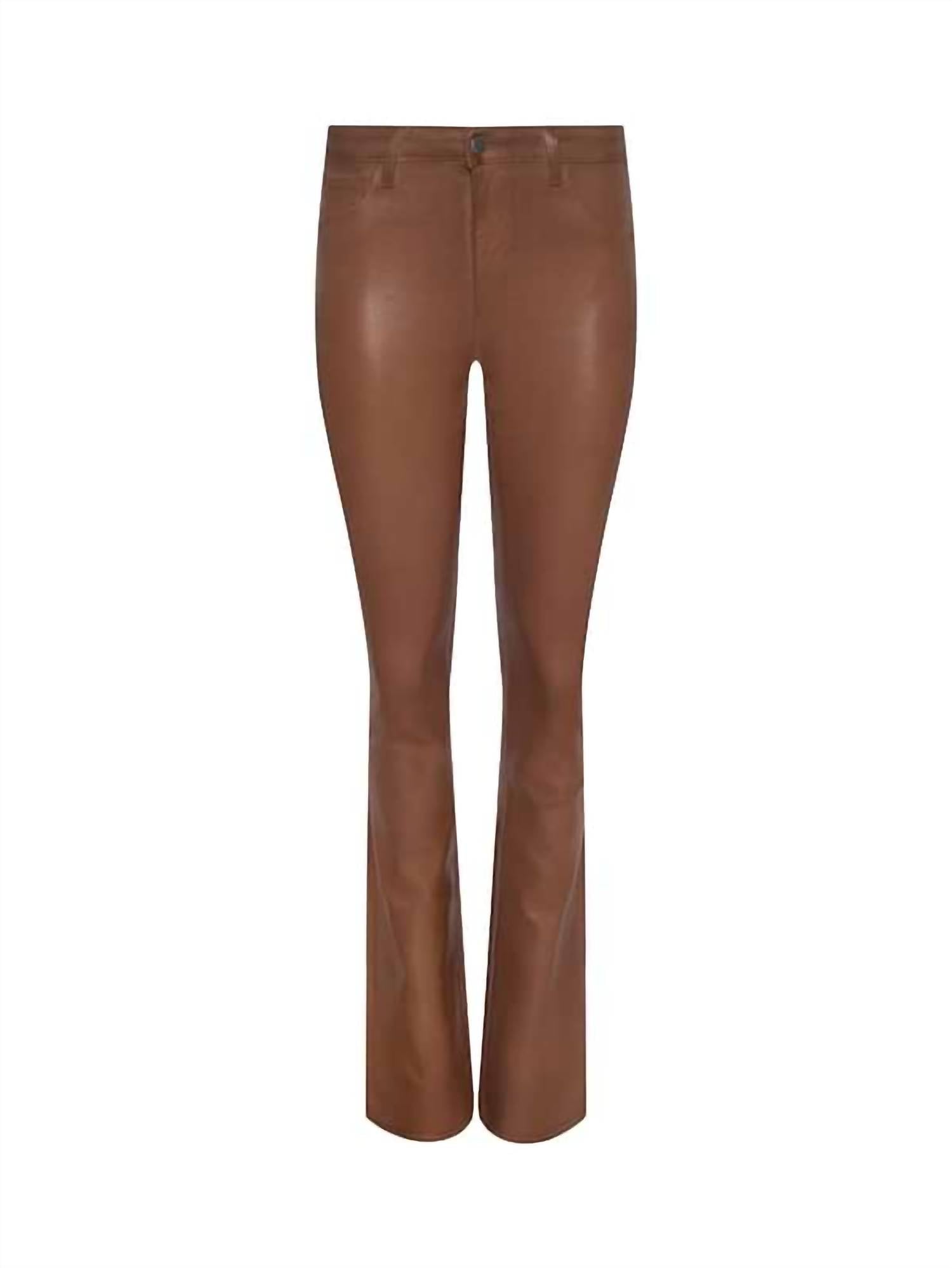L'Agence - Selma Coated Bootcut Jean