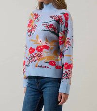 Sugarlips - Wildflower Whisper Floral Sweater