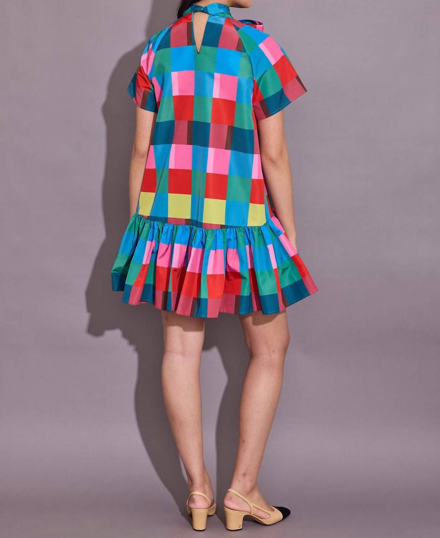 Alden Adair - Holiday Check Willa Dress