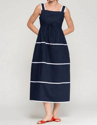 Vilagallo - Poplin Sleeveless Midi Dress