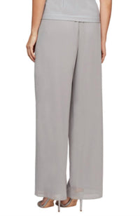 Alex Evenings - Chiffon Straight Leg Pant