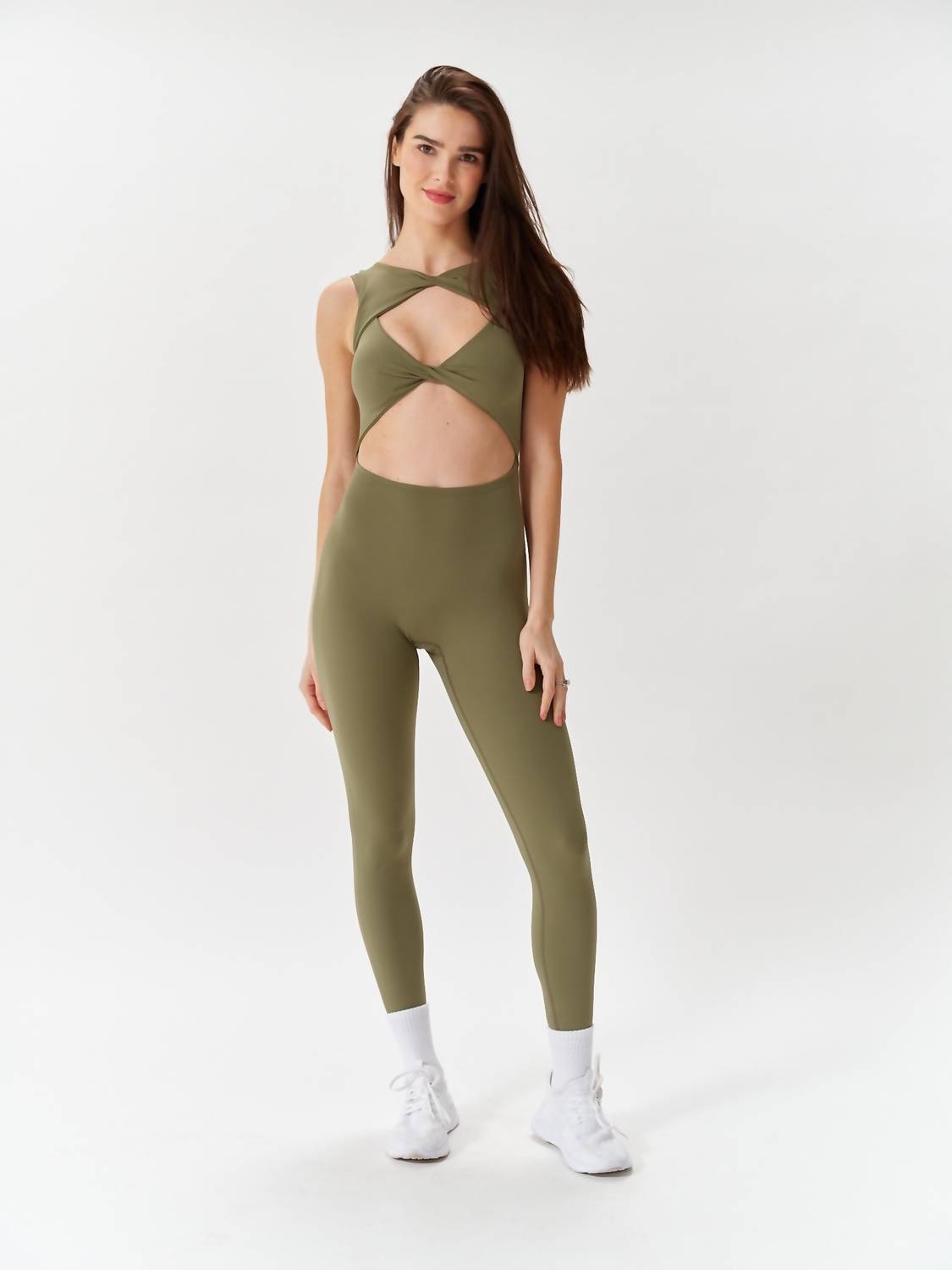 Revyve Active - Peek-a-boo Cutout Jumpsuit