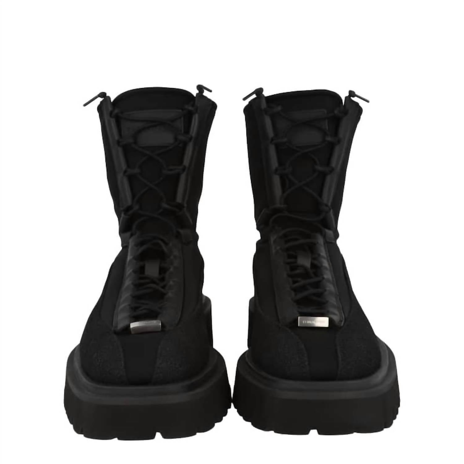 Salvatore Ferragamo Women's Atlante Lace-up Ankle Boots in black - women's shoe - view 5