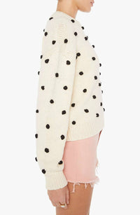 Mother - Pompom Crewneck Sweater