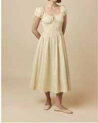 Dôen - Smocked Midi Dress
