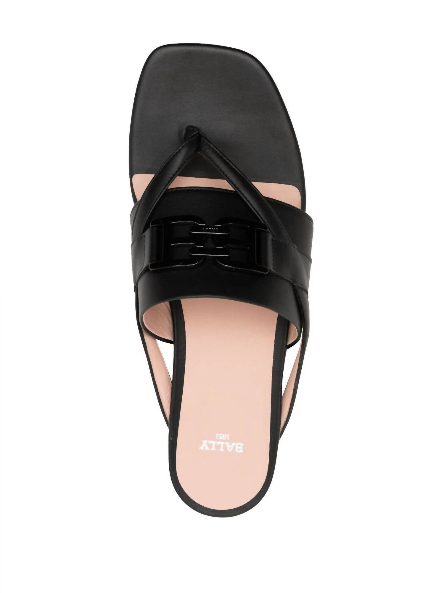 Bally - Ladies Elia Calf Leather Flats Sandals