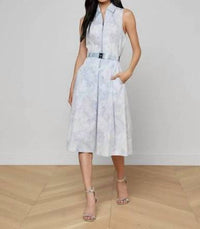 L'Agence - Women's Kylo Belted Shirt Dress