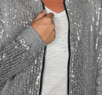Way - Women's Sequin Bomber Jacket
