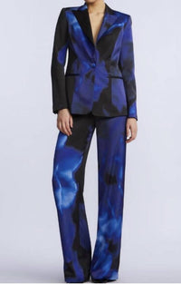 Bcbgmaxazria - Printed Blazer and Matching Relaxed Pantsuits