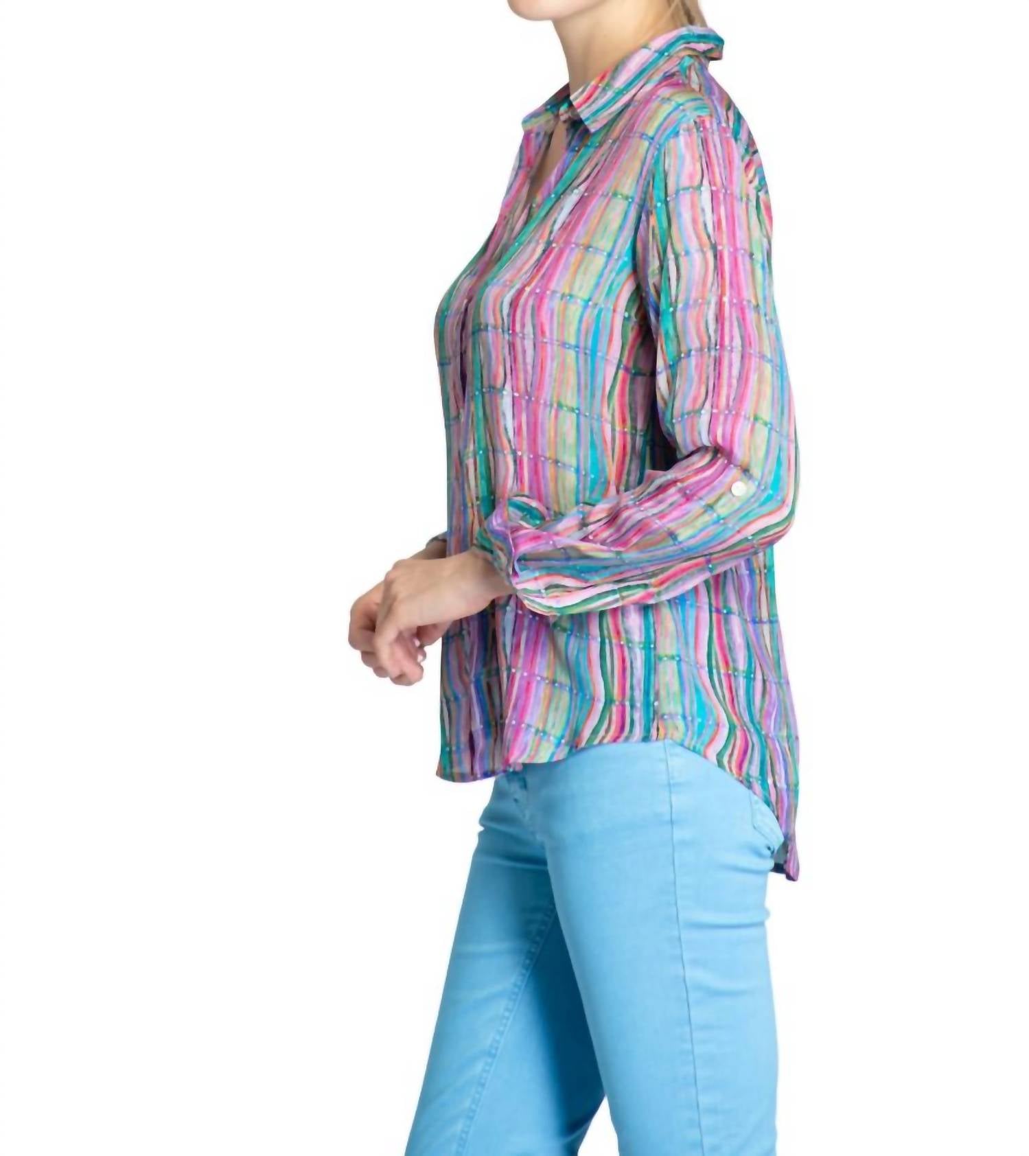 Apny - Candle Wax Button-Front Shirt