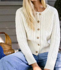 Marea - Francis Cable Knit Cardigan