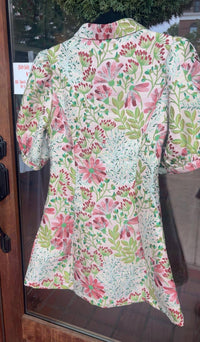 Sincerely Ours Shannon Dress in garden gala jacquard - women's dress - alternate view