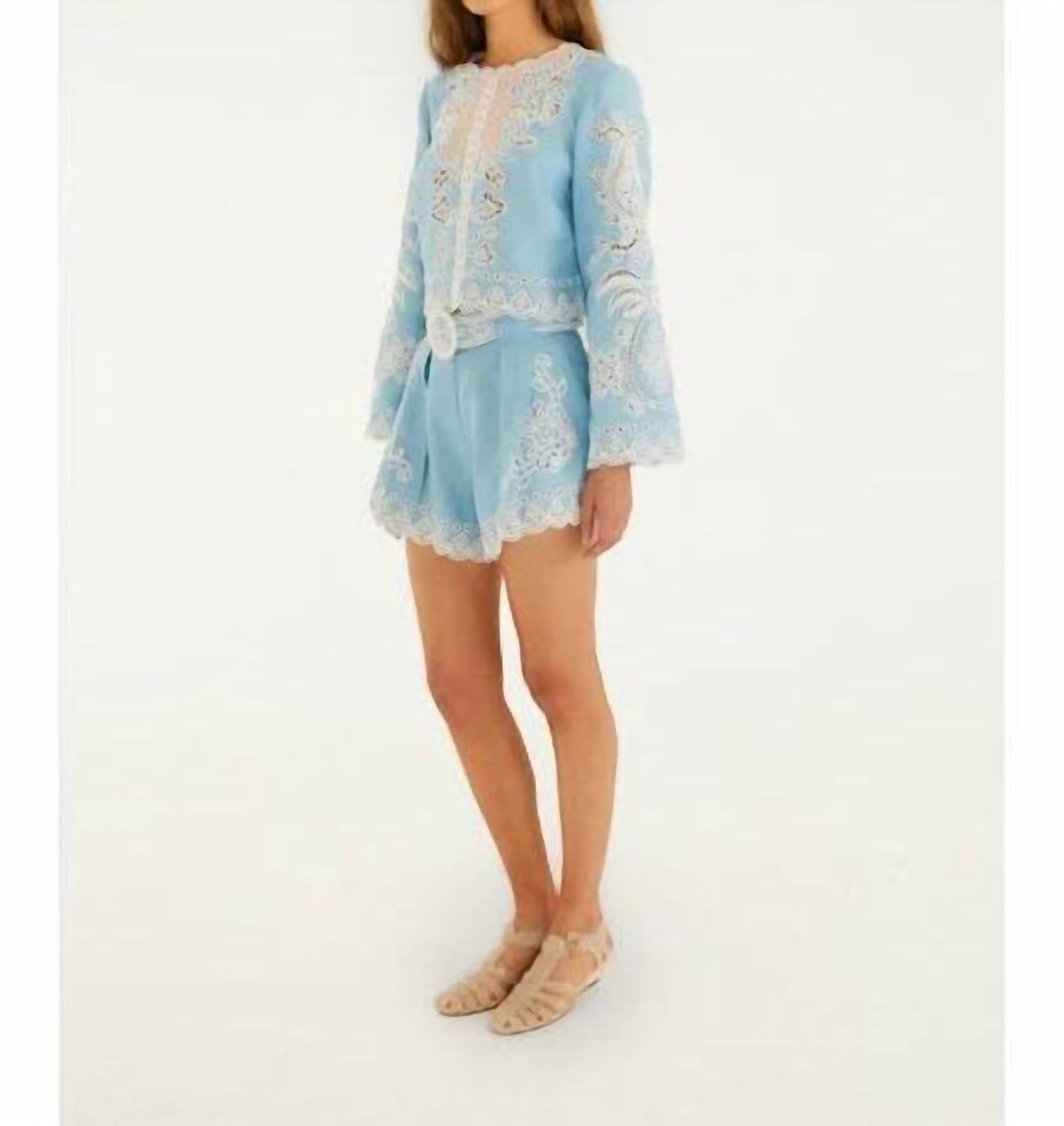 Farm Rio - Romantic Richelieu Shorts