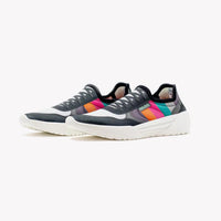 PSUDO Women’s Court Sneakers in black multi - women's sneaker