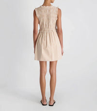 French Connection - Rhodes Poplin Gingham Smocked Dress