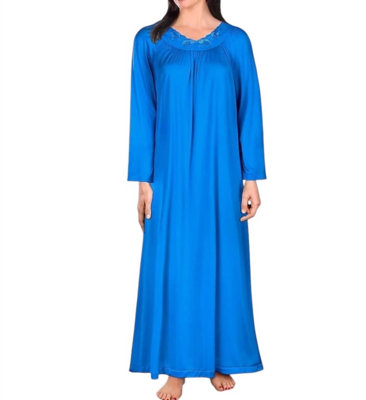 Shadowline Lingerie - Petals 53 Inch Long Sleeve Gown