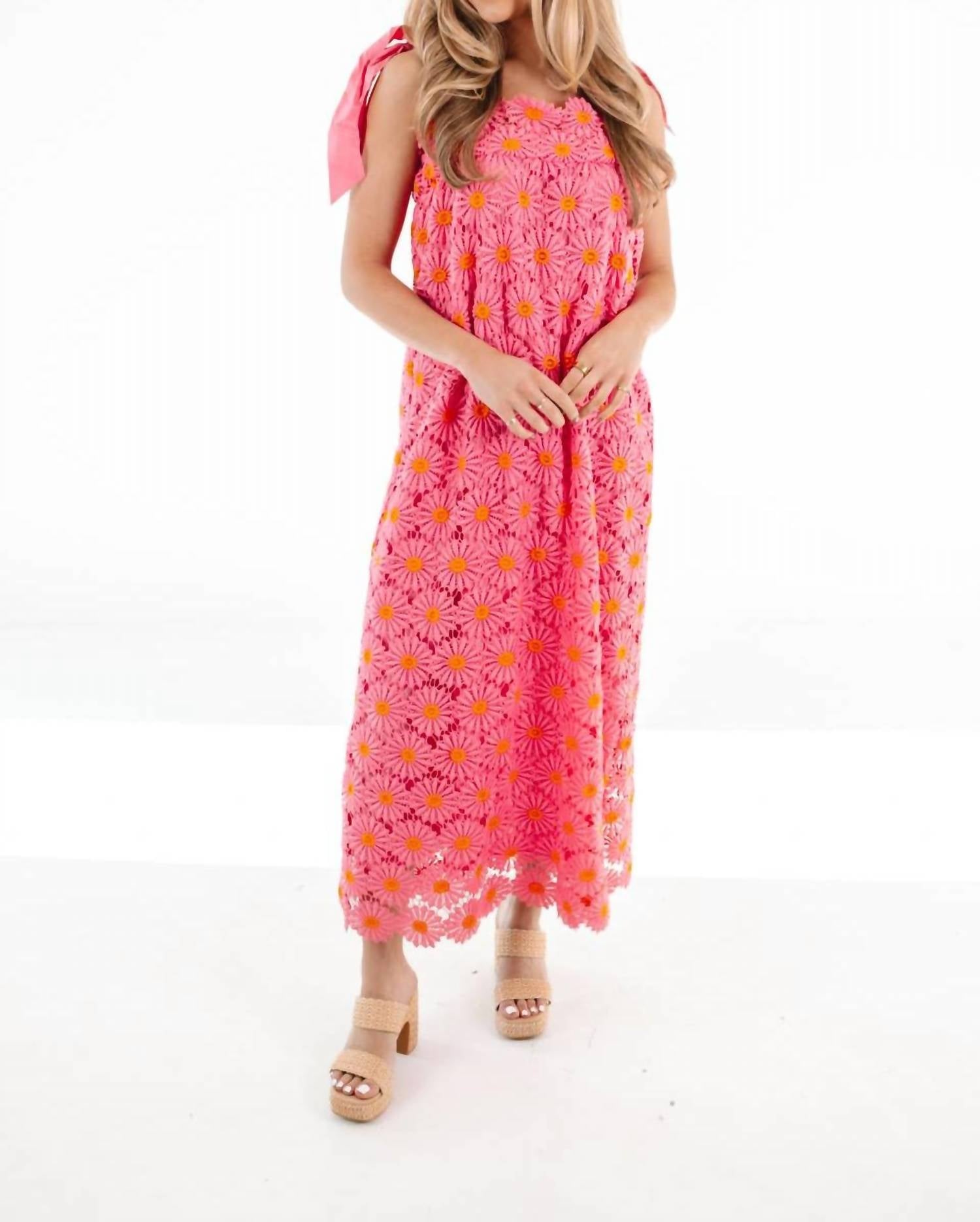 J.Marie - Lele Tie Strap Midi Dress