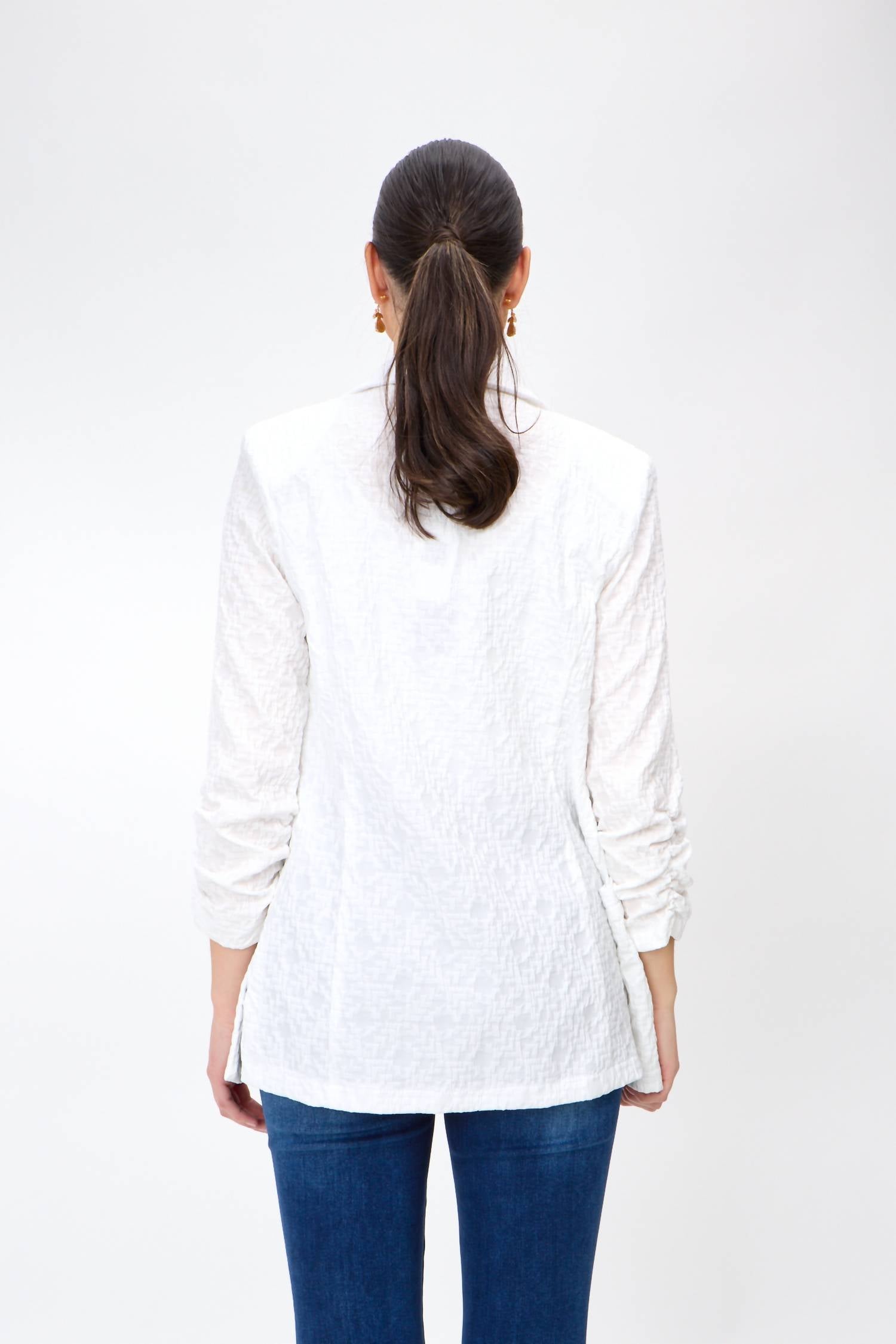 Joseph Ribkoff - Woven Boxy Blazer