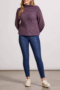 Tribal - Funnel Neck Oversize Sweater