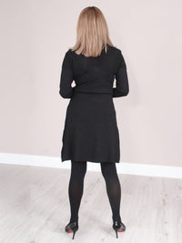 Leo Ugo - Sequined Bow Flared Dress