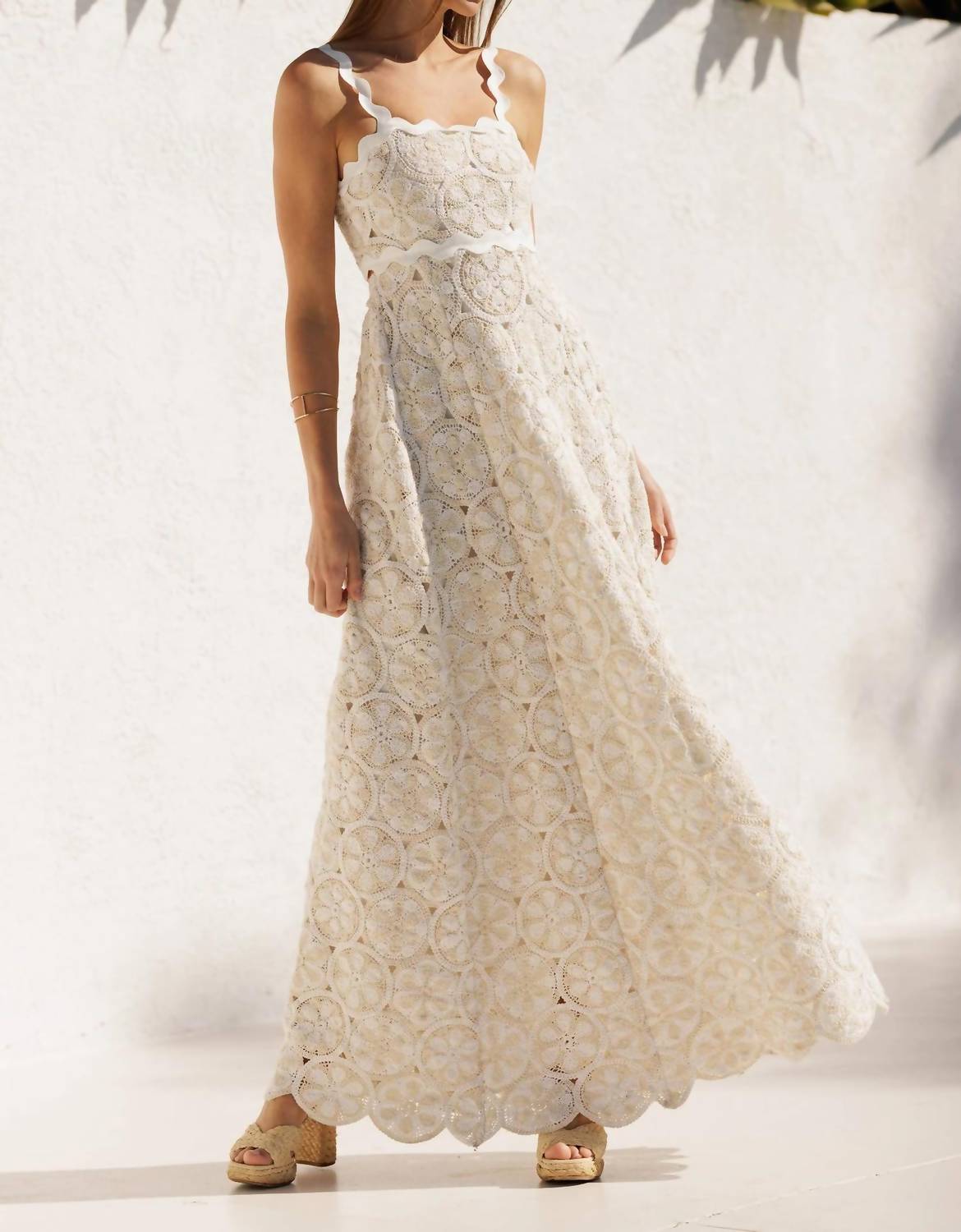 Eb Luxe - Dalton Maxi Crochet Dress