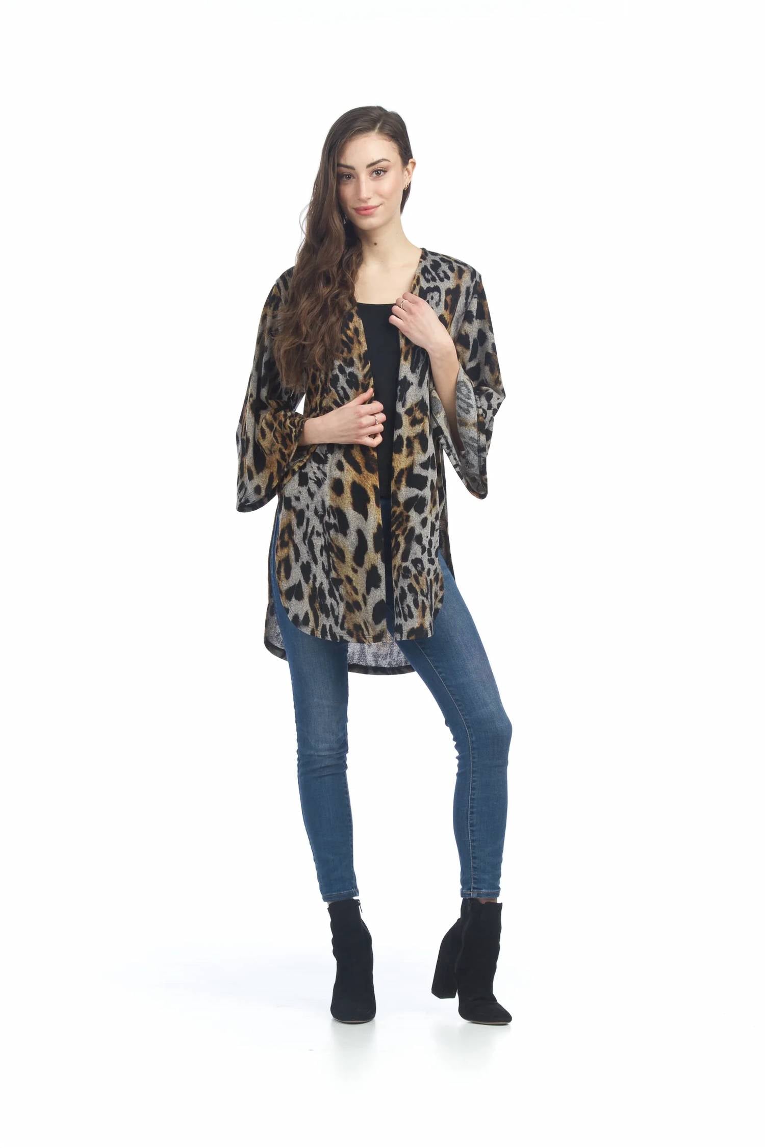 Papillon - Leopard Kimono