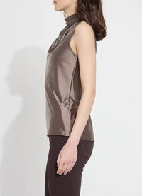 Lysse - Irina Stretch Satin Turtleneck Top