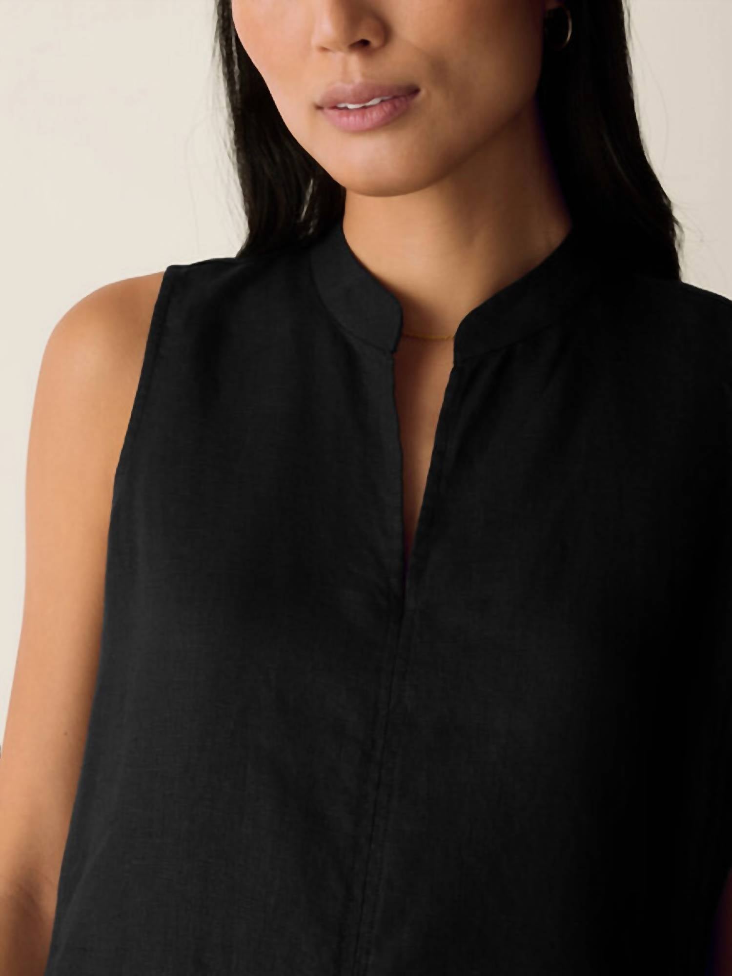 Eileen Fisher - SPLIT COLLAR DRESS