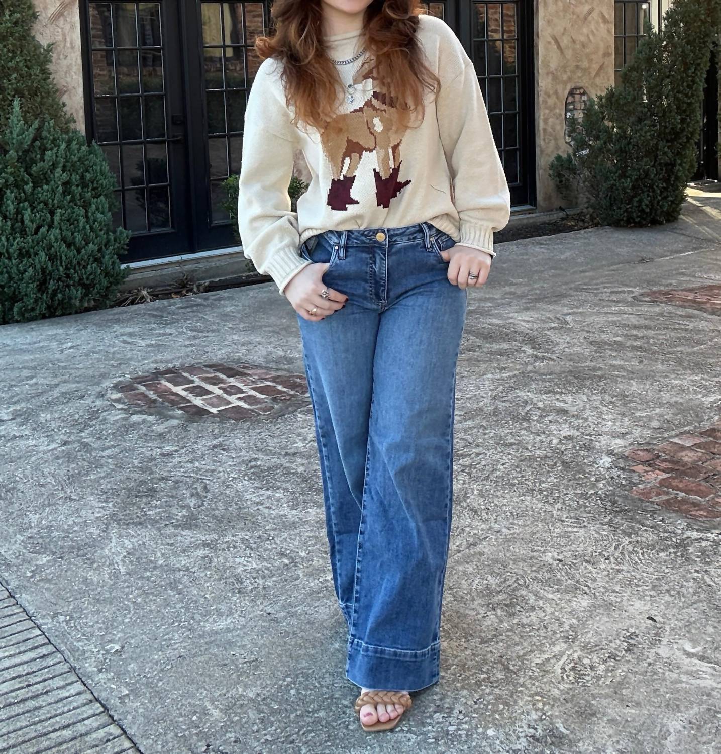 KUT FROM THE KLOTH Maya High Rise Jeans in amusement - women's jeans - alternate view