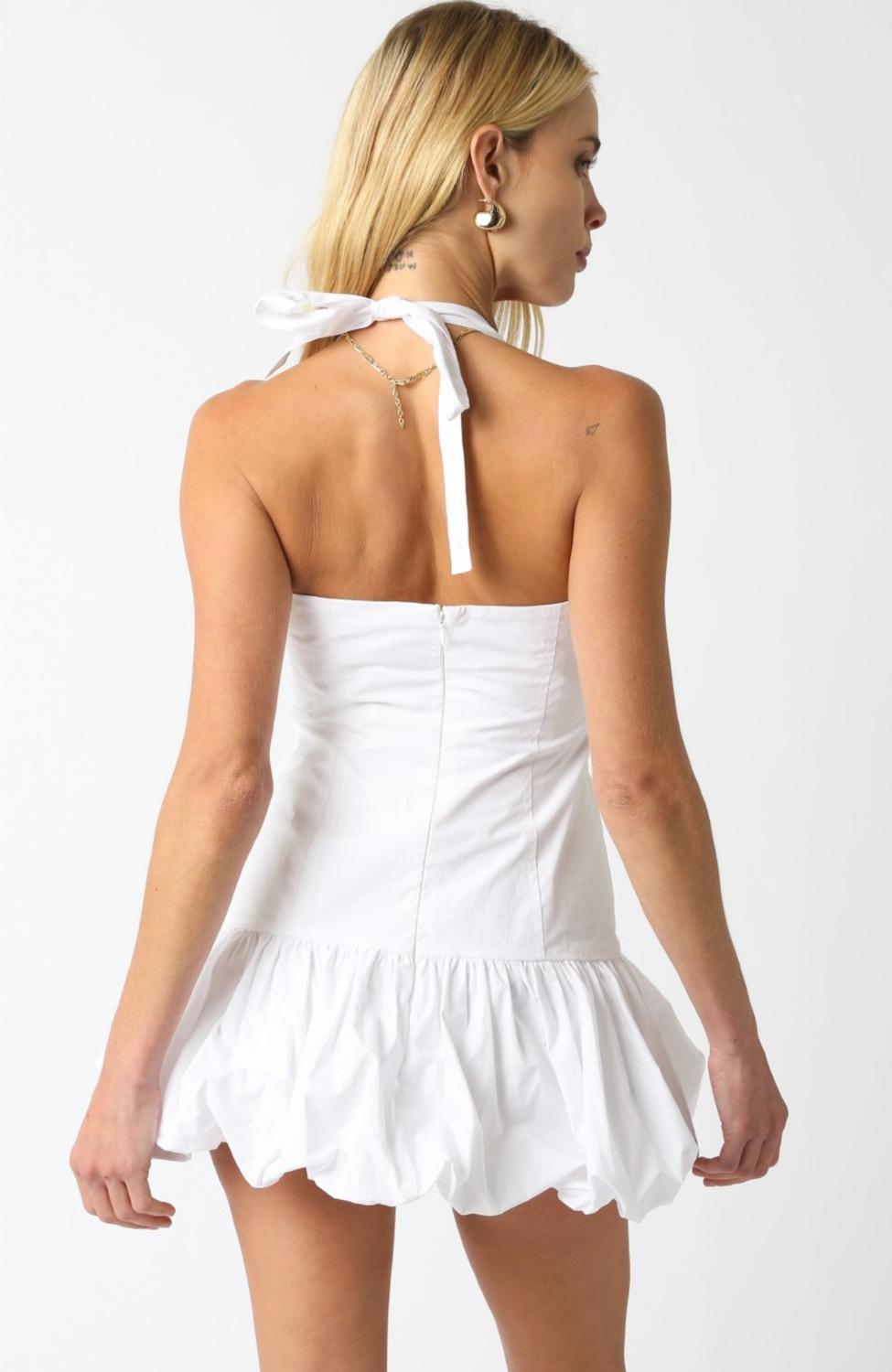 Olivaceous - Got It Bubble Mini Dress