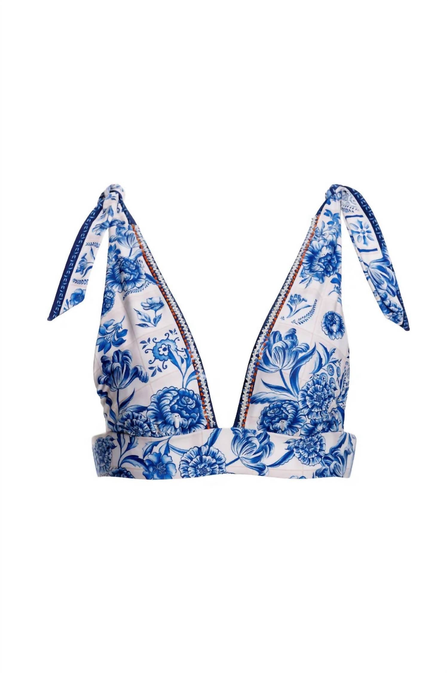 Agua Bendita - Laurie Azure Bikini Top
