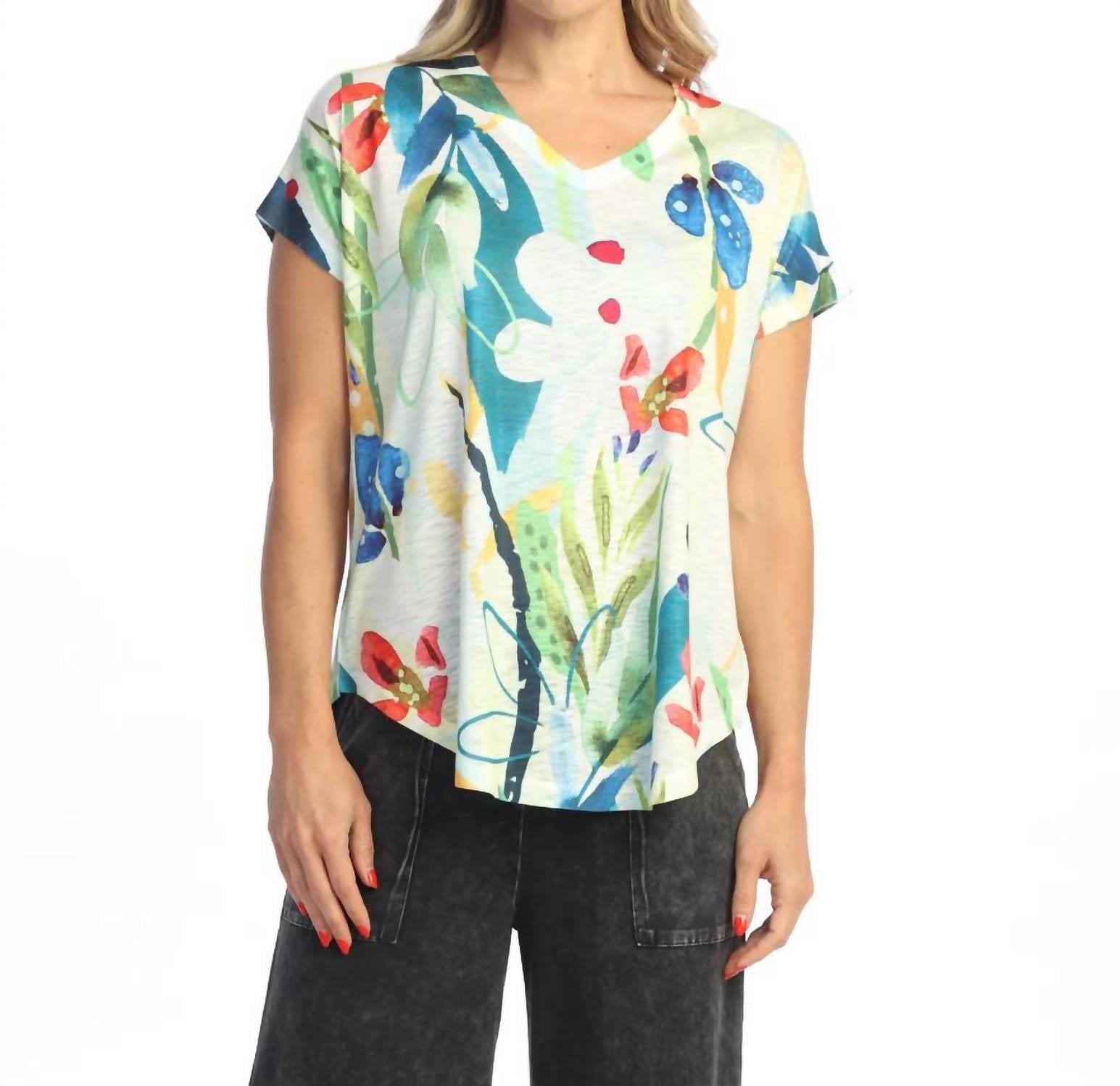 Jess & Jane - Cap Sleeve Top