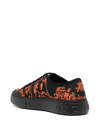 Salvatore Ferragamo - Men's Pattern-print Low-top Lace-up Sneakers