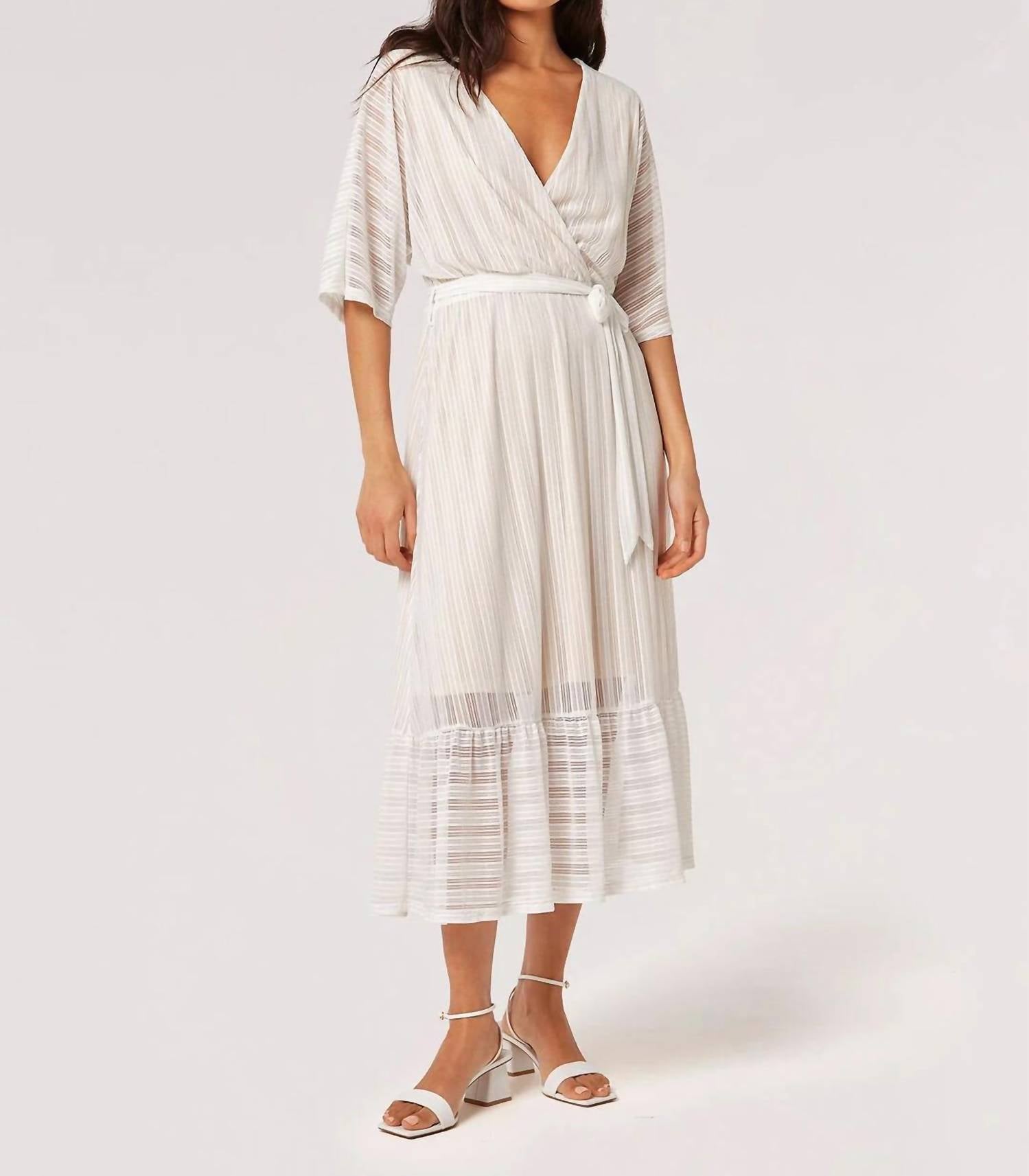 Apricot - Shimmer Kimono Midaxi Dress