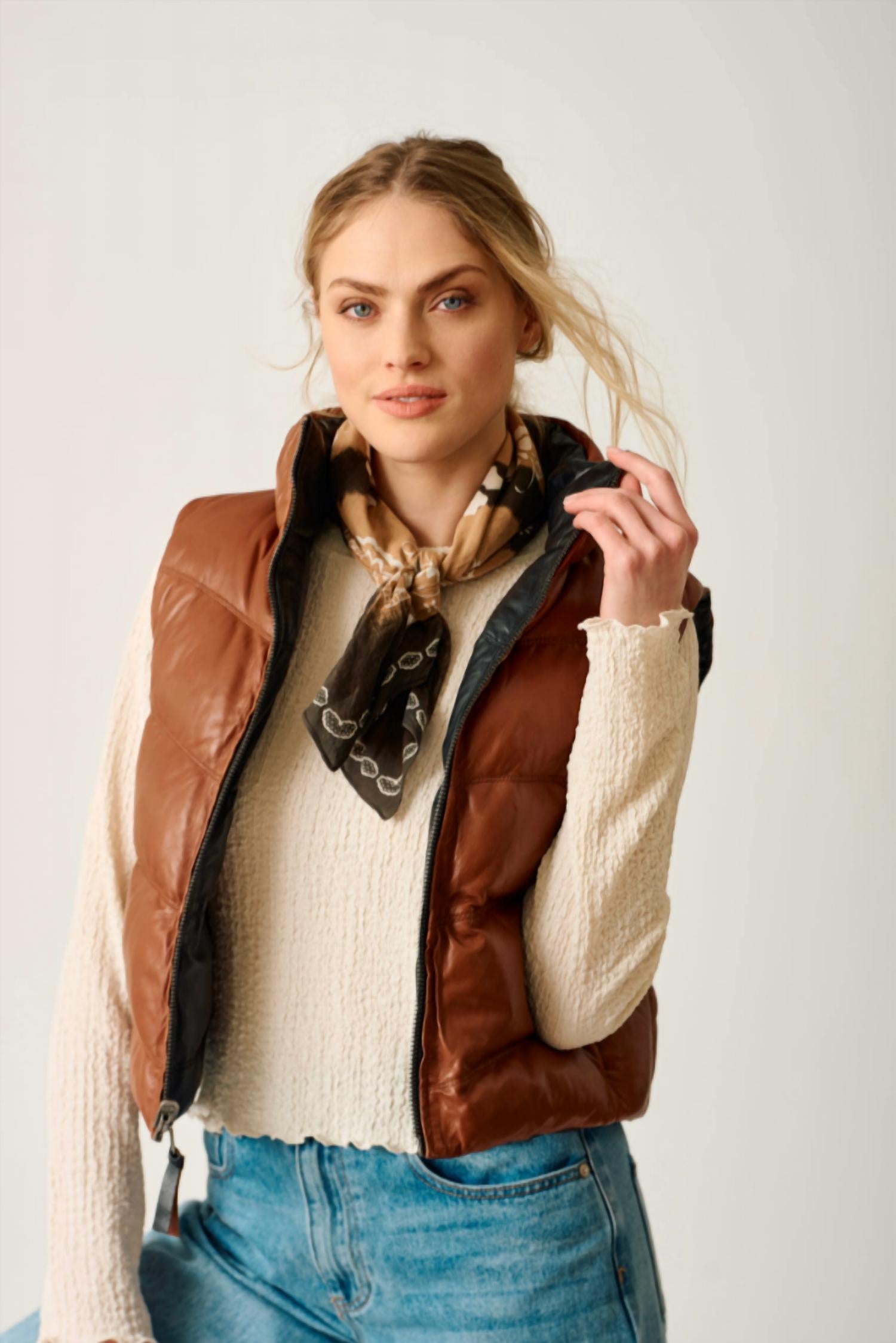 Mauritius - Ellen Reversible Leather Vest