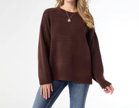 Coco + Carmen - Delphina Long Sleeve Lattice Back Sweater