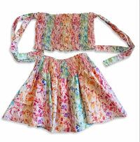 Theme - Girl's Watercolor Skirt Set