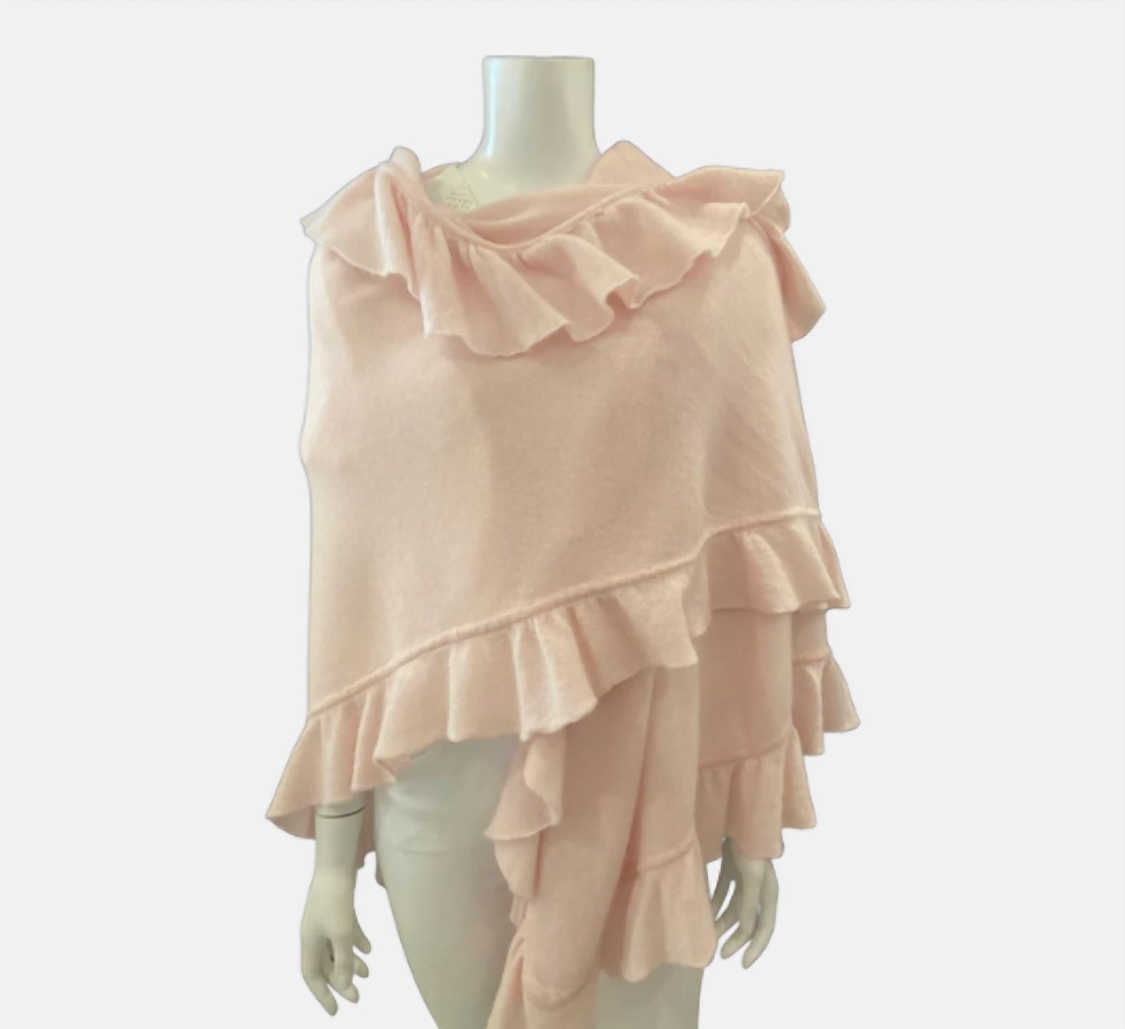 Cortland Park - Women's Ruffle Cashmere Wrap