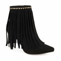 Andrea - Women's Fringe Detail Boots