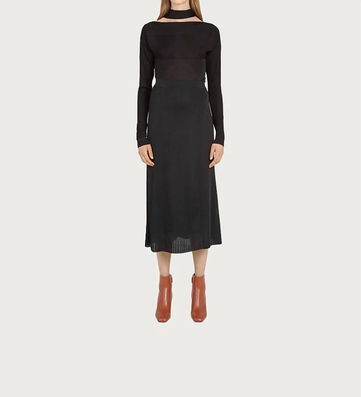 Salvatore Ferragamo - Knitted Midi Skirt