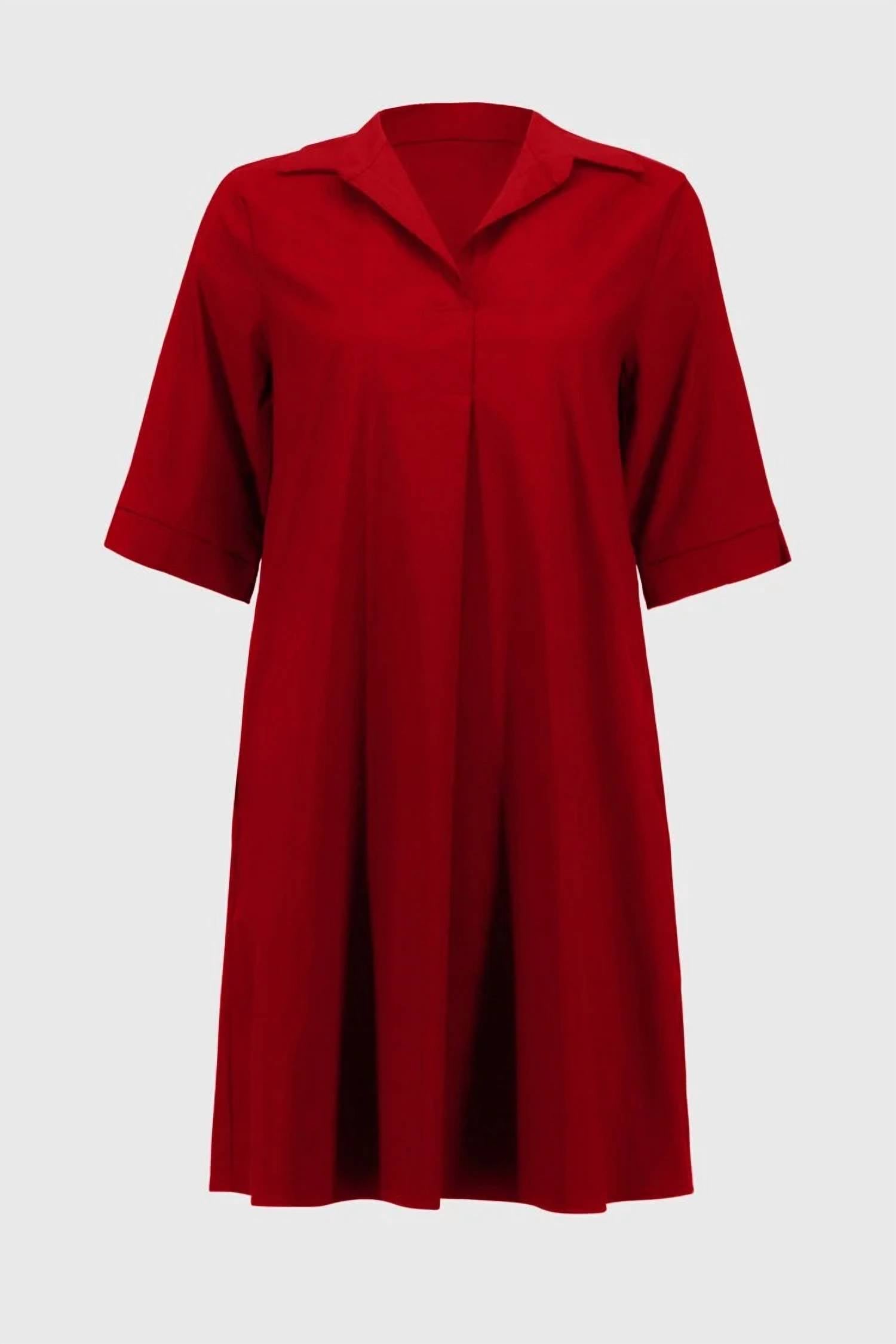 Joseph Ribkoff - Women's Stretch Poplin Trapeze Mini Dress