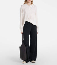 Lisa Yang - Magnolie Cable-knit Cashmere Polo Sweater